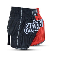 FIGHT 2 FINISH RED/BLACK ELITE THAI SHORTS