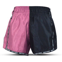 FIGHT 2 FINISH PINK/BLACK ELITE THAI SHORTS