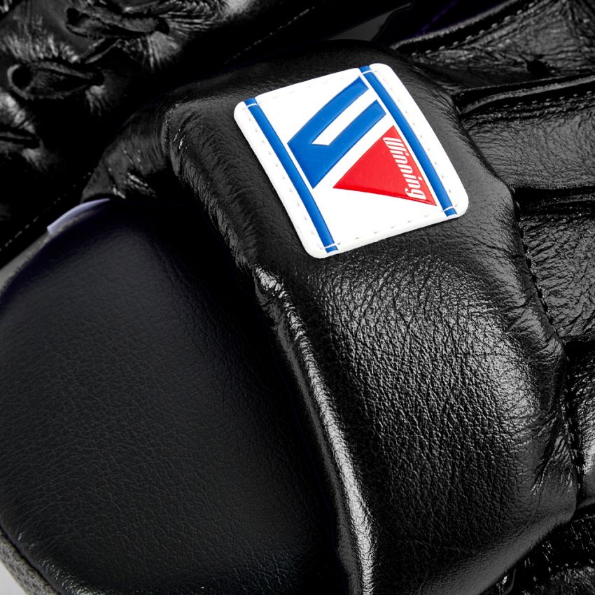 WINNING HIGH-GRADE TYPE PUNCH MITTS - BLACK