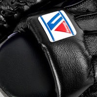WINNING HIGH-GRADE TYPE PUNCH MITTS - BLACK