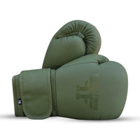 FIGHT 2 FINISH ELITE 2.0 TRAINING GLOVE MATTE MILITARY/GREEN