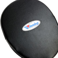 WINNING OVAL CURVED PUNCH MITTS - BLACK