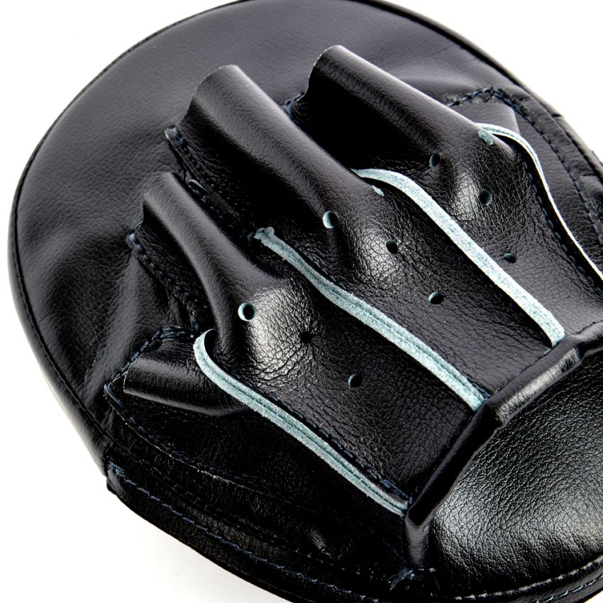 WINNING OVAL CURVED PUNCH MITTS - BLACK