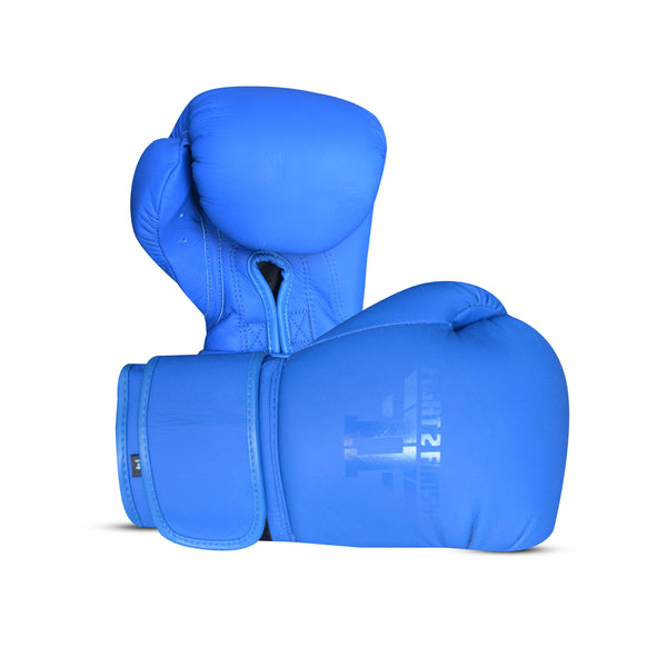 FIGHT 2 FINISH ELITE 2.0 TRAINING GLOVE MATTE BLUE/BLUE