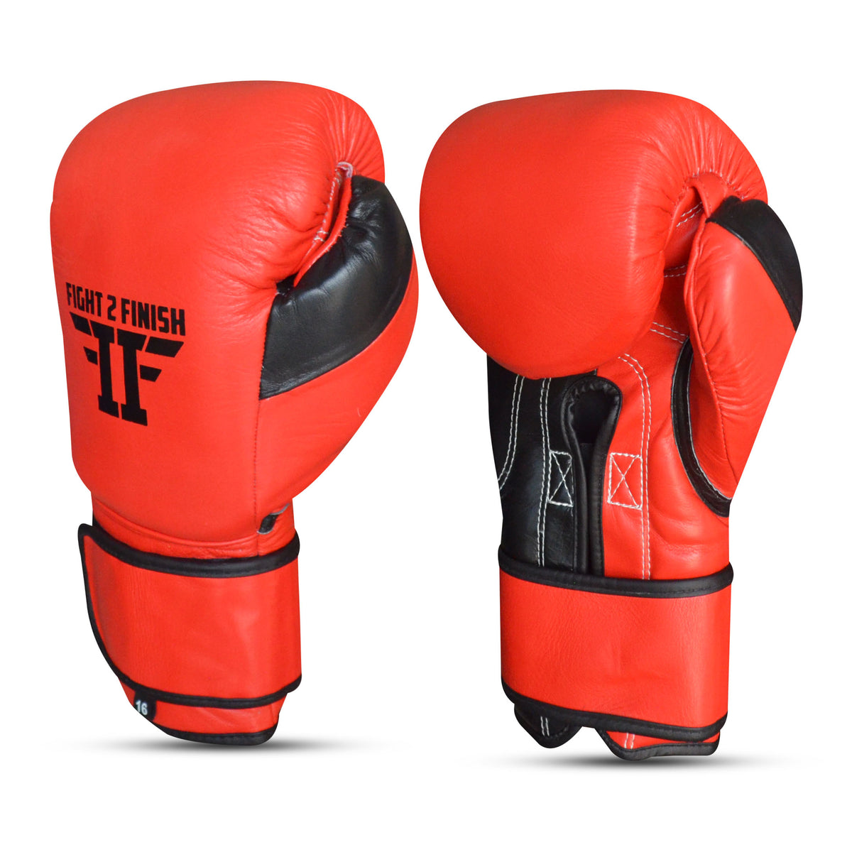 FIGHT 2 FINISH ELITE 2.0 TRAINING GLOVE BLACK/RED