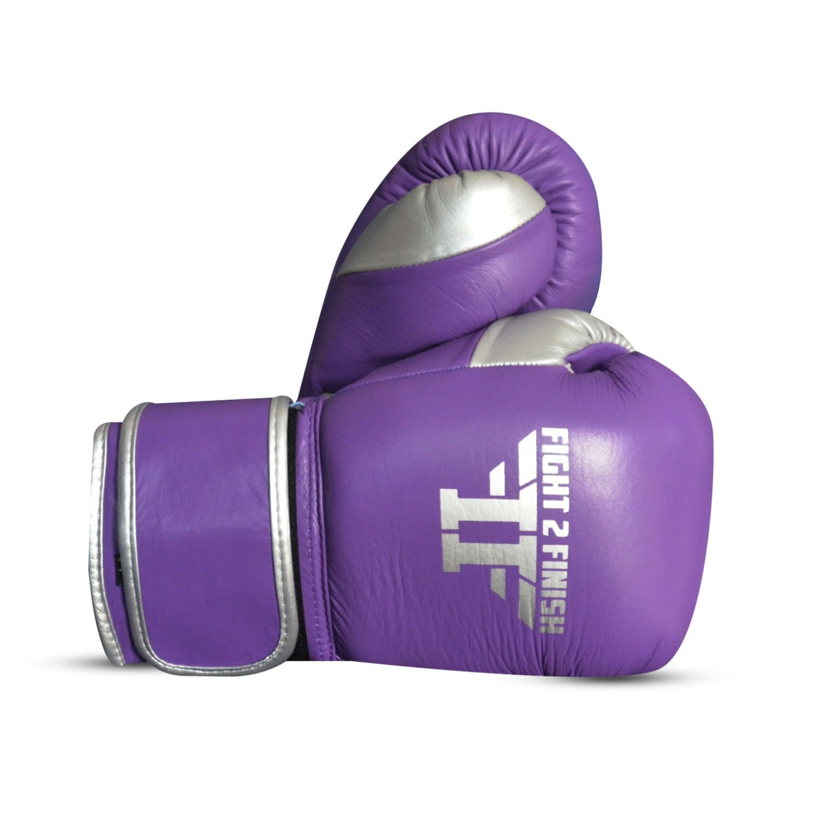 FIGHT 2 FINISH ELITE 2.0 TRAINING GLOVE PURPLE/SILVER