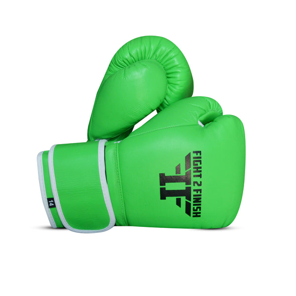 FIGHT 2 FINISH ELITE 2.0 TRAINING GLOVE NEON/GREEN