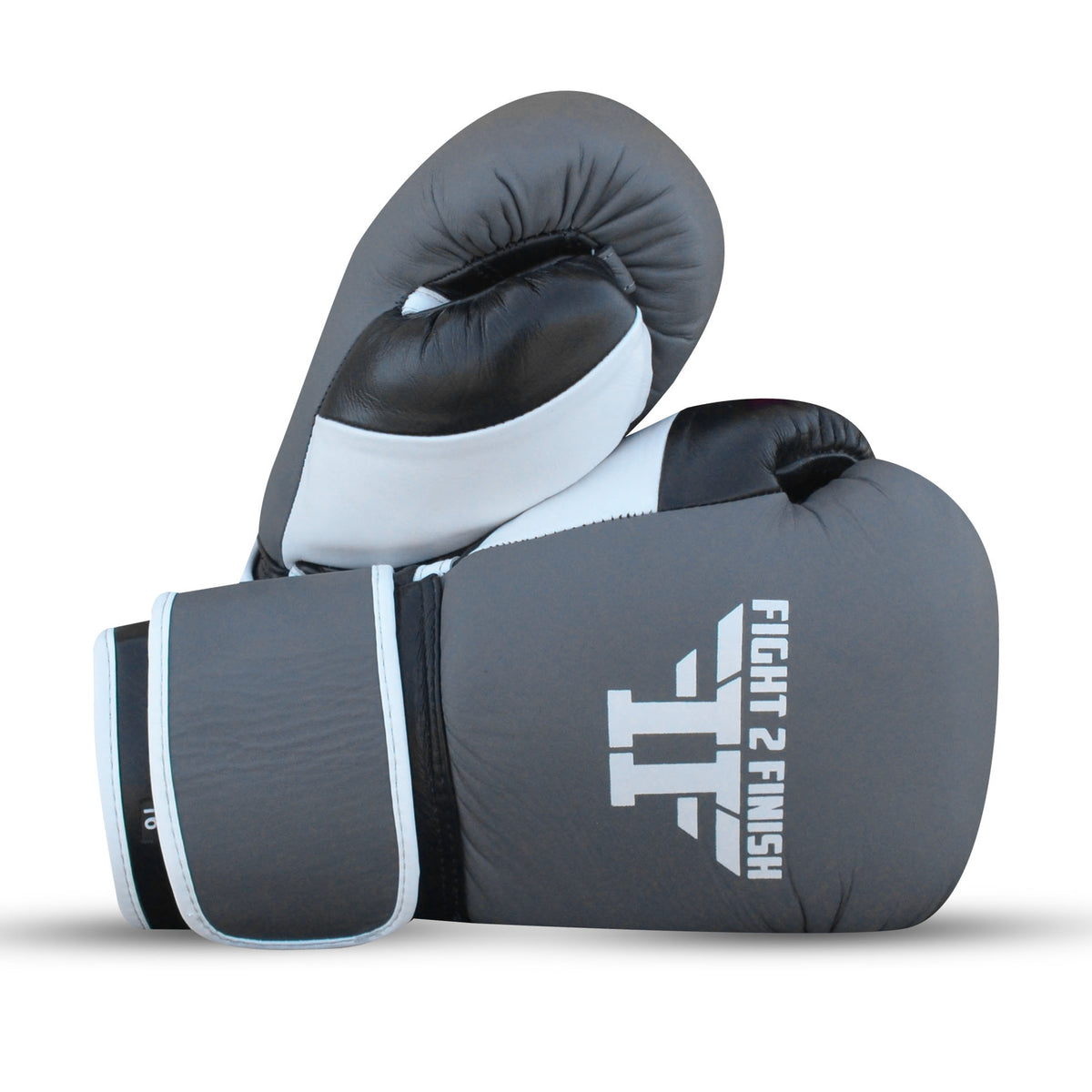 FIGHT 2 FINISH ELITE 2.0 TRAINING GLOVE Grey/blk/White