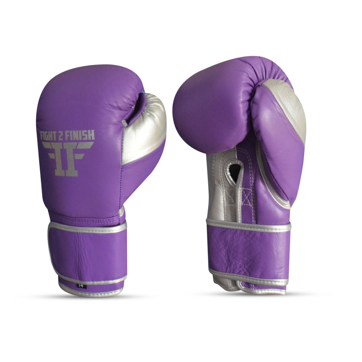 FIGHT 2 FINISH ELITE 2.0 TRAINING GLOVE PURPLE/SILVER