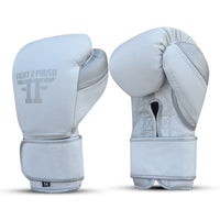 FIGHT 2 FINISH ELITE 2.0 TRAINING GLOVE WHITE/SILVER