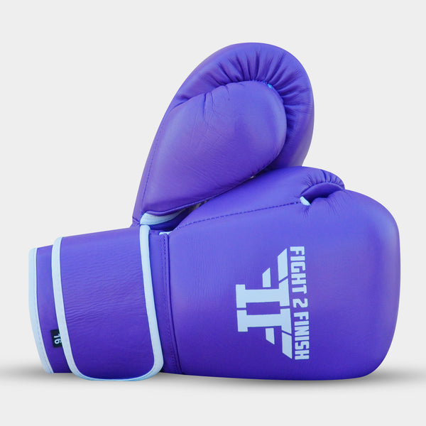 FIGHT 2 FINISH ELITE 2.0 TRAINING GLOVE PURPLE/WHITE