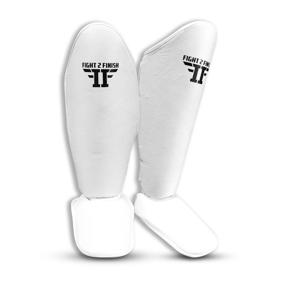 FIGHT 2 FINISH LEATHER SHIN PAD