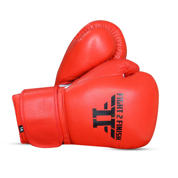 FIGHT 2 FINISH ELITE 2.0 TRAINING GLOVE RED/WHITE