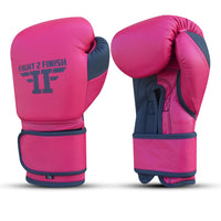 FIGHT 2 FINISH ELITE 2.0 TRAINING GLOVE HOTPINK/GREY