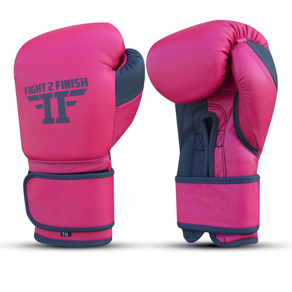FIGHT 2 FINISH ELITE 2.0 TRAINING GLOVE HOTPINK/GREY