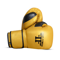 FIGHT 2 FINISH ELITE 2.0 TRAINING GLOVE GOLD/BLACK