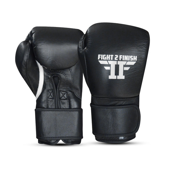 FIGHT 2 FINISH ELITE 2.0 TRAINING GLOVE BLACK