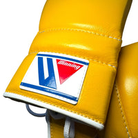 WINNING JAPAN BOXING MS TRAINING GLOVES -YELLOW LACE UP