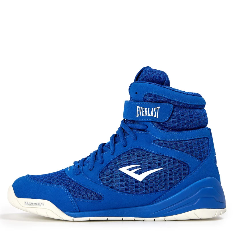 Everlast Elite 2.0 High Top Boxing Shoes BLUE/WHITE