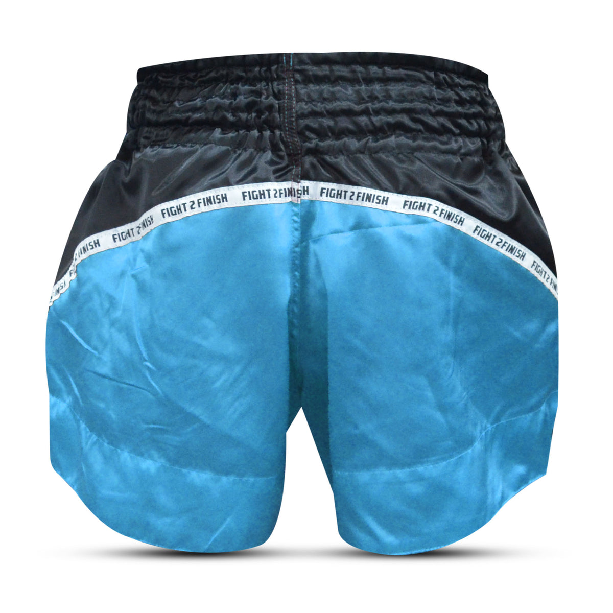 FIGHT 2 FINISH SKY BLUE ELITE THAI SHORTS