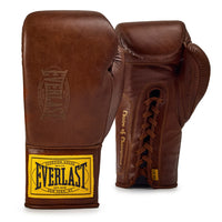 1910 PRO LEATHER LACED TRAINING BOXING GLOVES