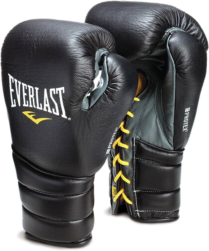 Protex3 Professional Fight Boxing Gloves, 8 OZ GREY