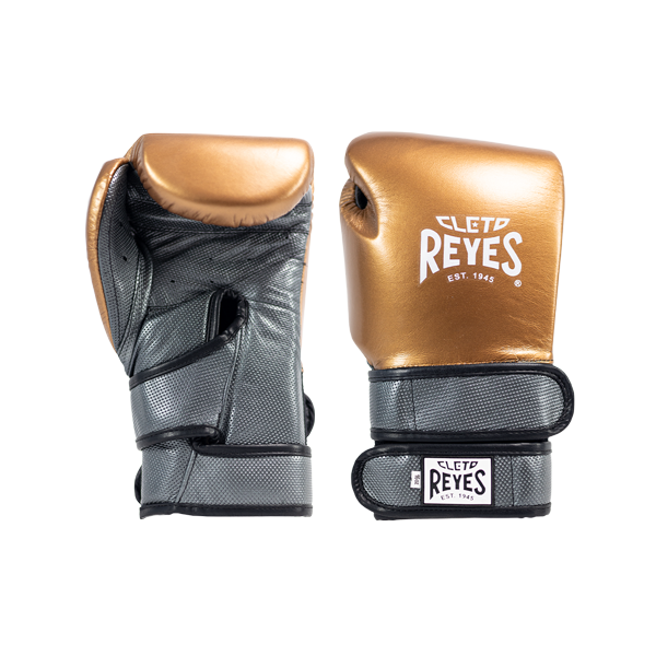 CLETO REYES COPPER/OXFORD GREY HERO DOUBLE LOOP BOXING GLOVES