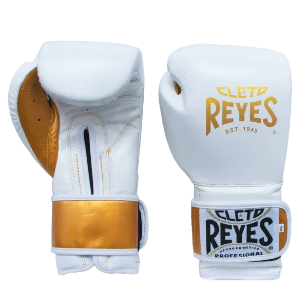 TRAINING BOXING GLOVES WITH HOOK AND LOOP CLOSURE – GOLD BLAST