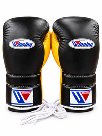 WINNING MS-600 TRAINING GLOVES - BLACK/YELLOW