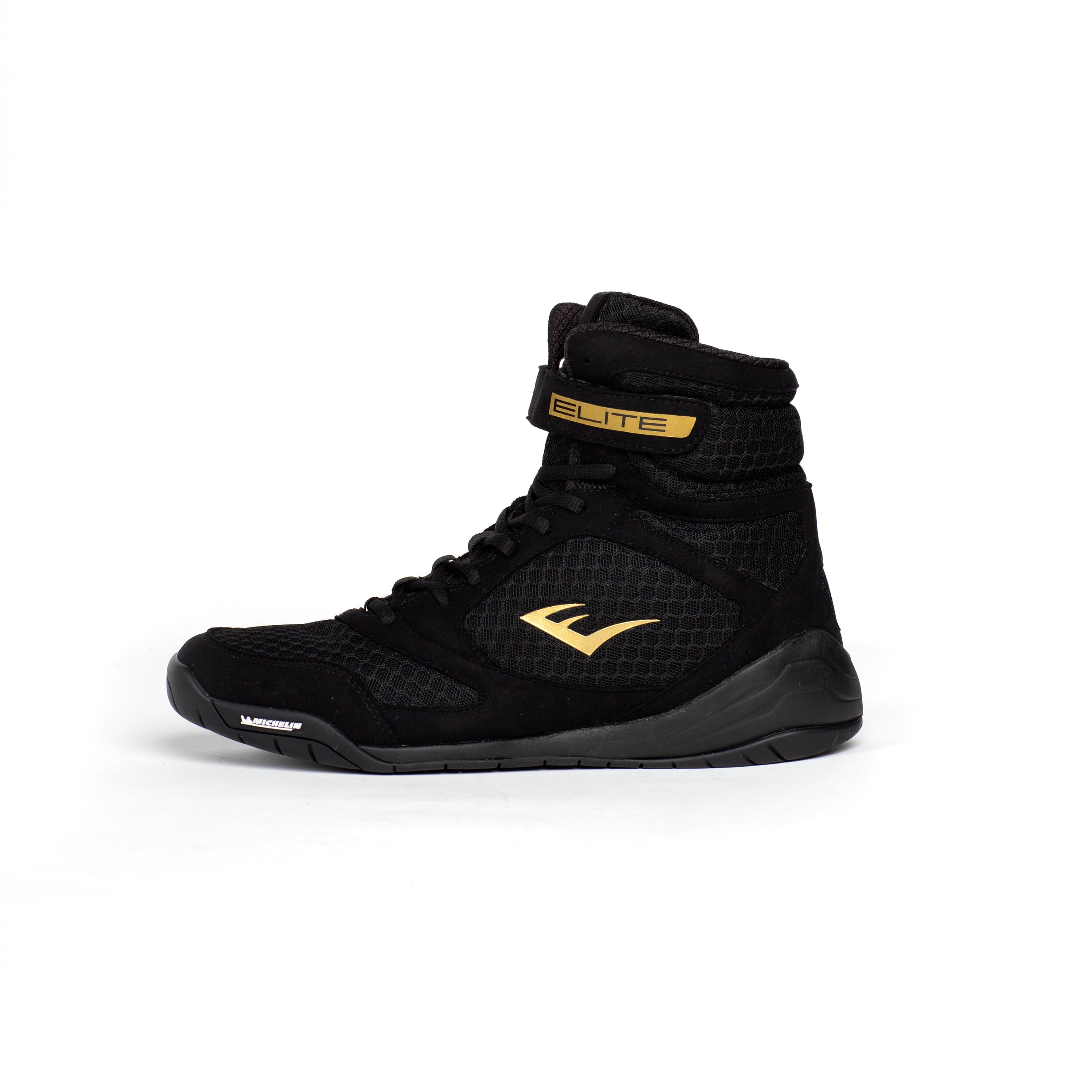Nike boxing shoes black and gold Clearance
