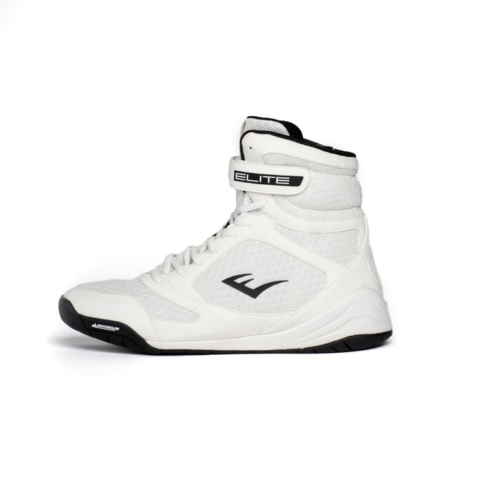 Everlast Elite 2.0 High Top Boxing Shoes WHITE