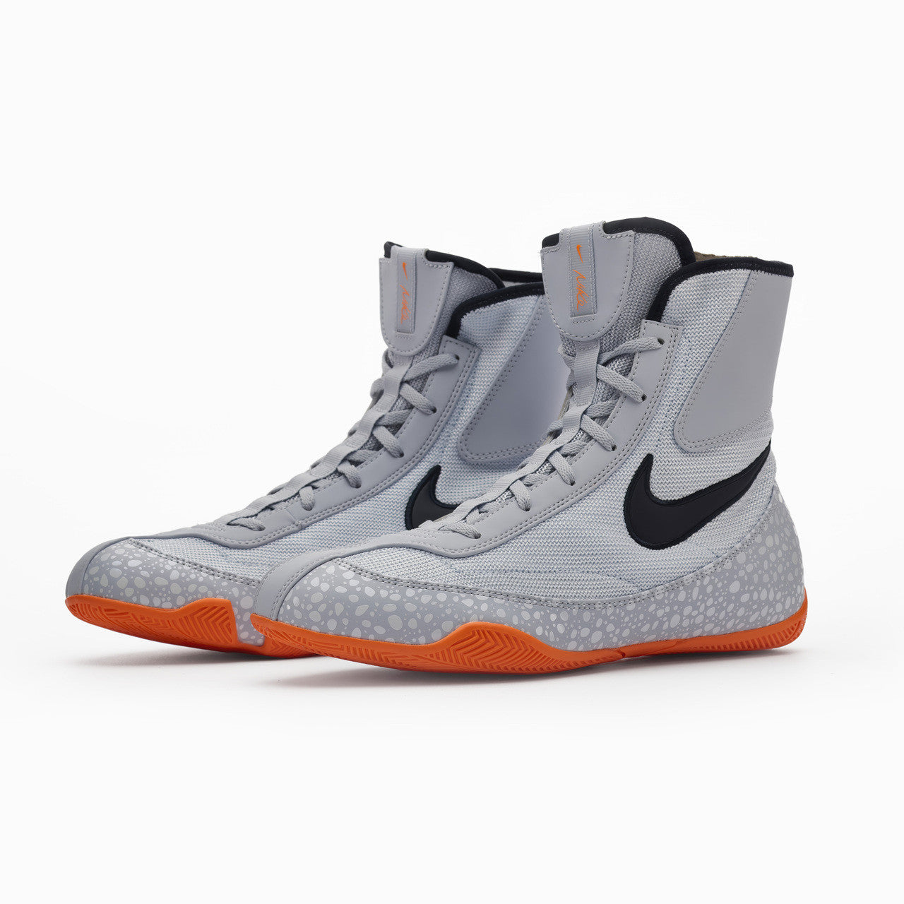 NIKE SHOES MACHOMAI V2 LIMITED EDITION GREY/ORANGE – FIGHT 2 FINISH