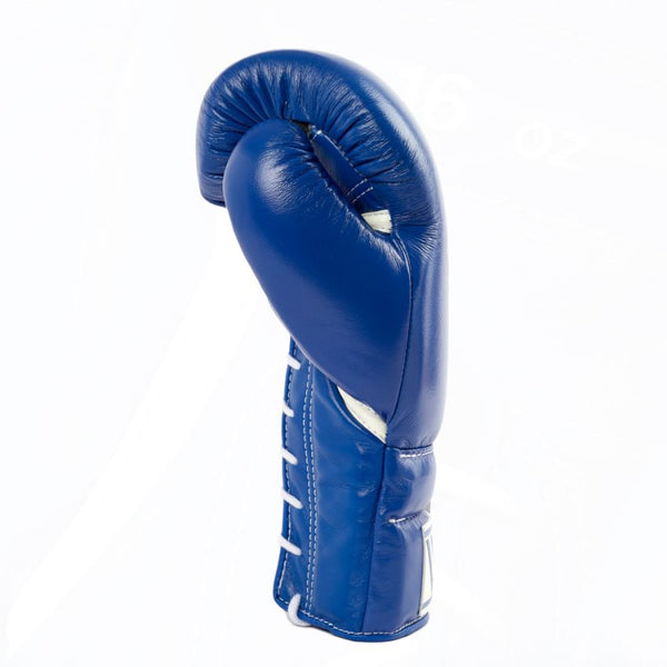 WINNING LACE-UP BOXING GLOVES - BLUE