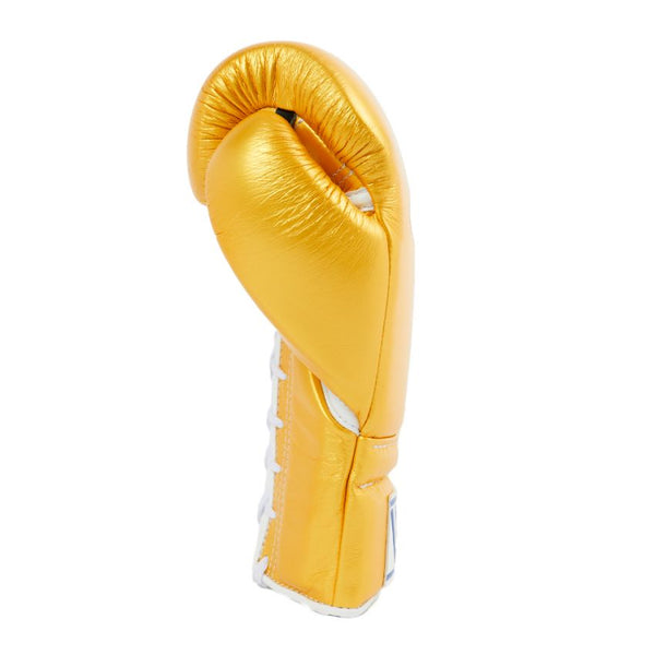 WINNING LACE-UP BOXING GLOVES - GOLD