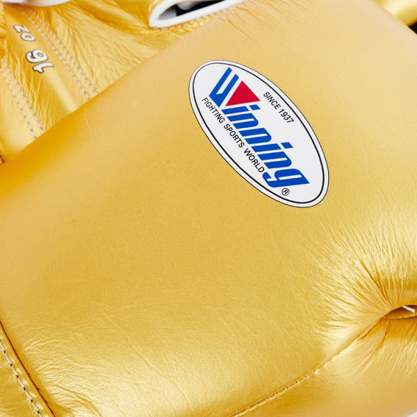 WINNING JAPAN BOXING MS TRAINING GLOVES - GOLD VELCRO