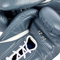 WINNING LACE-UP BOXING GLOVES - GREY