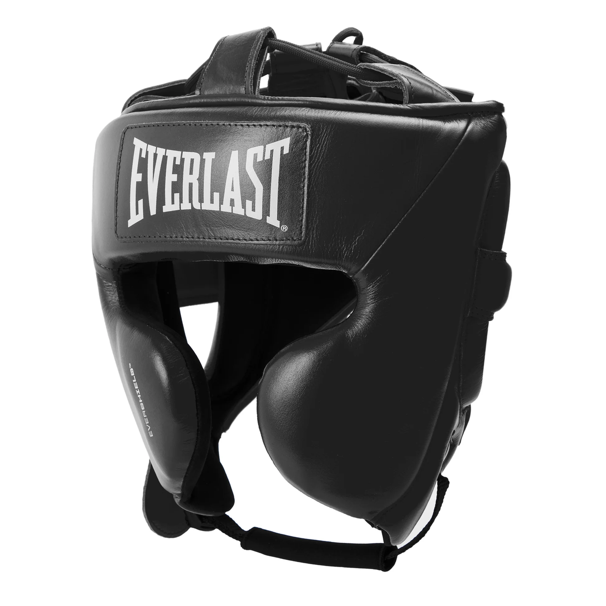 Everlast Elite Pro Leather Headgear With Cheek