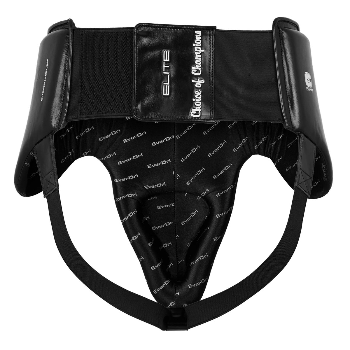 EVERLAST ELITE PRO LEATHER HOOK & LOOP GROIN PROTECTOR