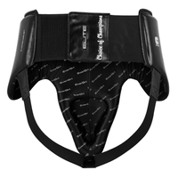 EVERLAST ELITE PRO LEATHER HOOK & LOOP GROIN PROTECTOR