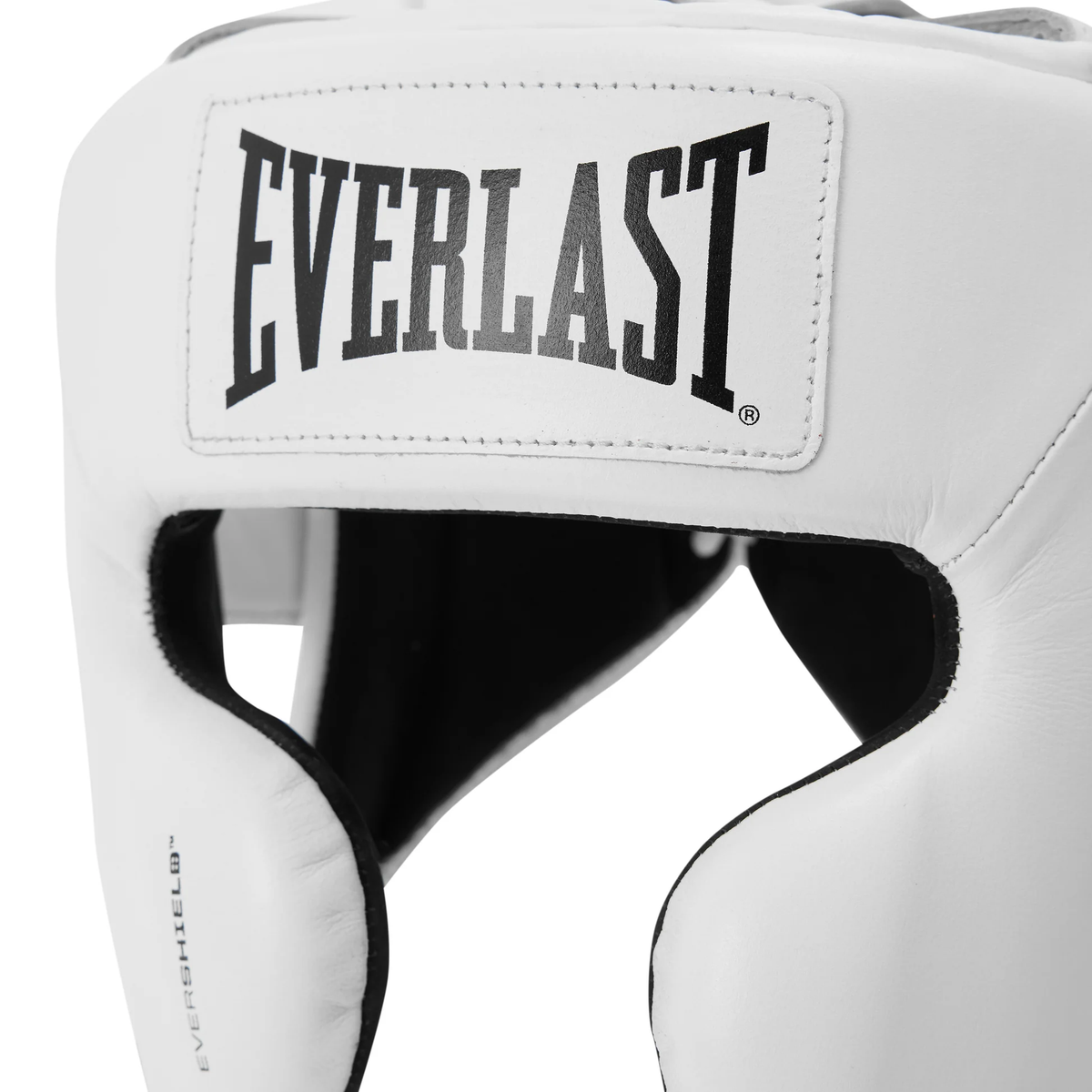Everlast Elite Pro Leather Headgear With Cheek