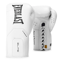 Everlast ELITE PRO LEATHER LACE UP TRAINING BOXING GLOVES