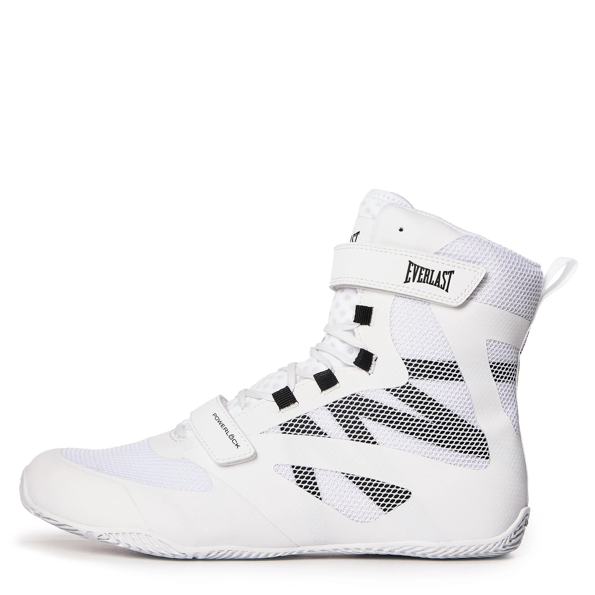 EVERLAST POWERLOCK PRO BOXING SHOES  WHITE/BLACK