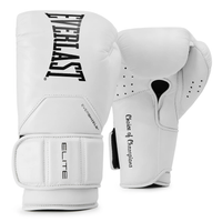 Everlast ELITE PRO LEATHER HOOK & LOOP TRAINING BOXING GLOVES