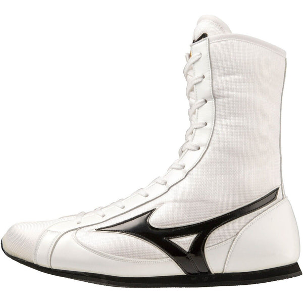 MIZUNO Boxing Shoes Finisher MID White X black