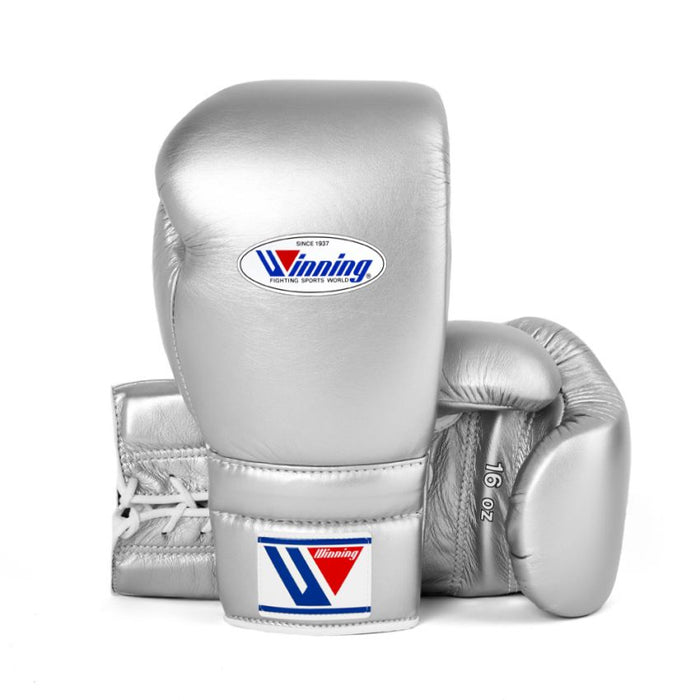 WINNING JAPAN BOXING MS TRAINING GLOVES - SILVER LACE