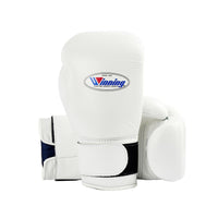 WINNING VELCRO BOXING GLOVES - WHITE