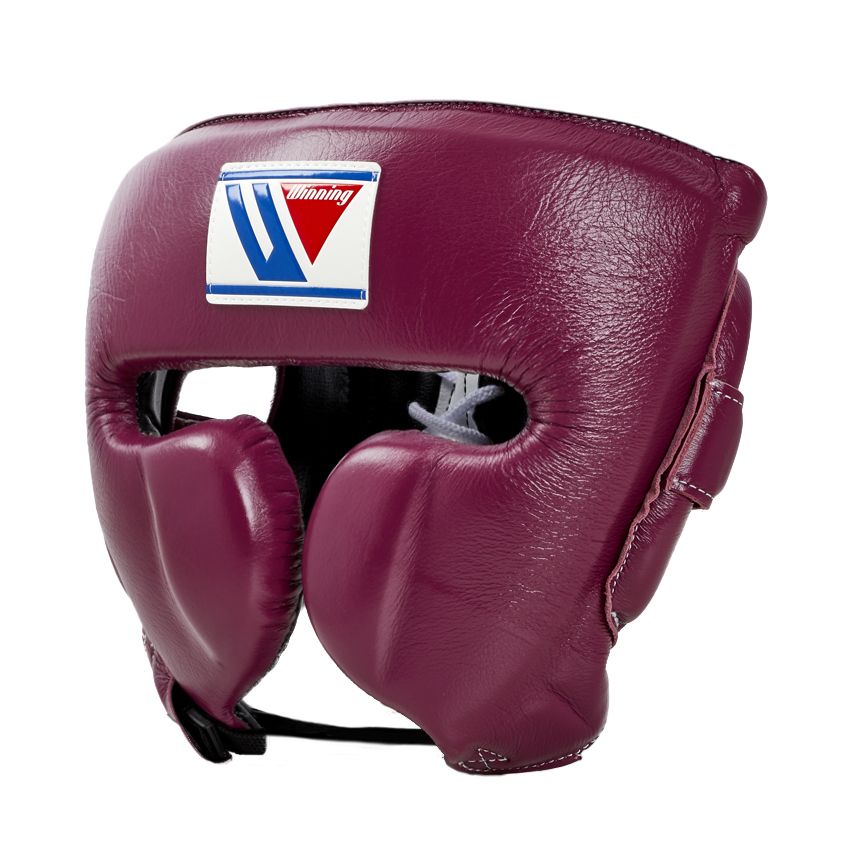WINNING JAPAN BOXING FG-2900 HEADGUARD WITH CHEEK - WINE