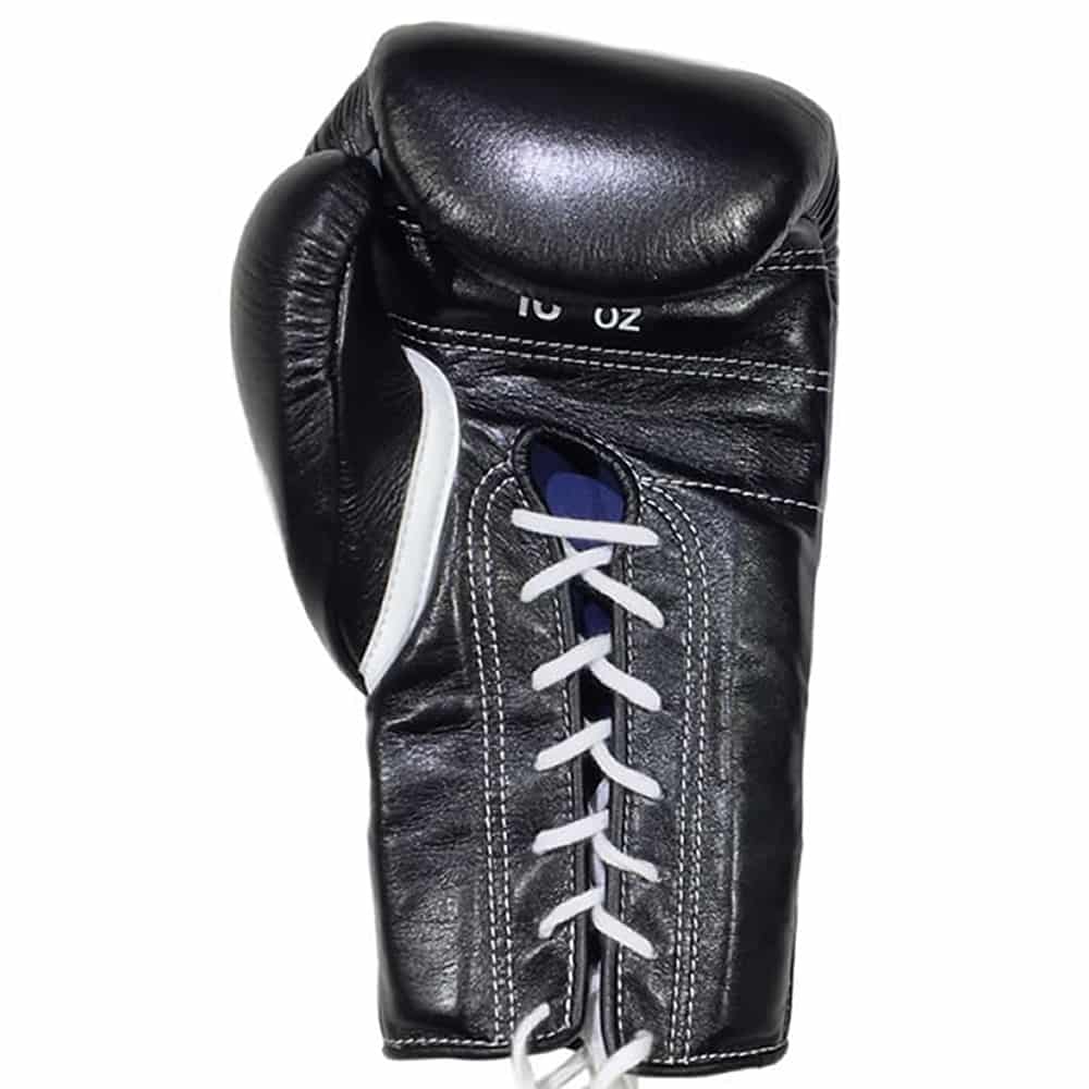 WINNING LACE UP BOXING GLOVES BLACK