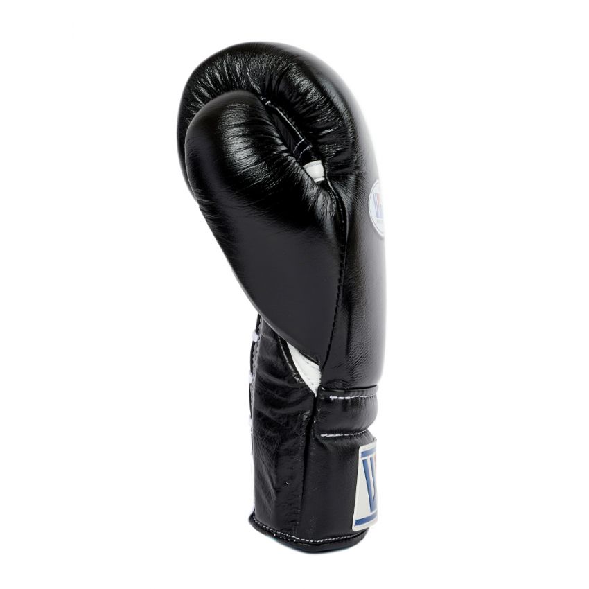 WINNING LACE-UP BOXING GLOVES - BLACK