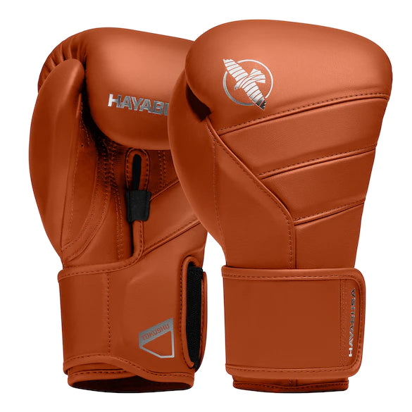 T3 Kanpeki Boxing Gloves Clay Orange – FIGHT 2 FINISH